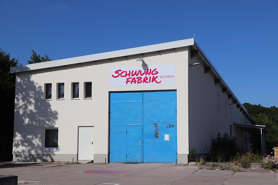 Außenaufnahme Probebühne Schwungfabrik